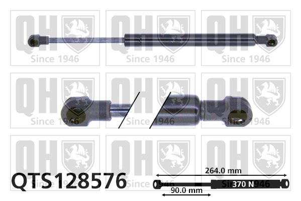 QUINTON HAZELL Газовая пружина, крышка багажник QTS128576